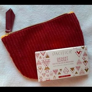 Pacifica clutch and desert sunset blush / bronzer set